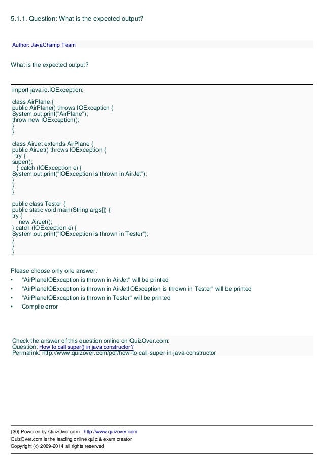 Java Scjp Questions And Answers Pdf